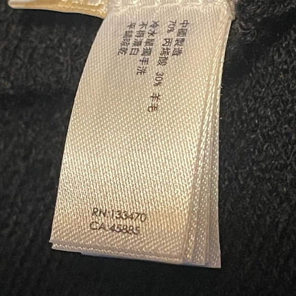 Michael Kors Jet Set Monogram Pointelle Infinity Scarf (in Black) - Picture 5 of 5